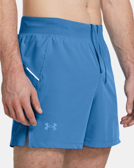 Shorts de 13 cm UA Launch Elite para hombre, Blue, pdpMainDesktop image number 4